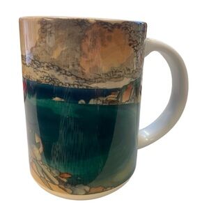 Smithsonian Mug Chiura Obata's 1930 Woodcut Print, Lake Basin in the High Sierra